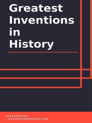 cover image of Greatest Inventions in History